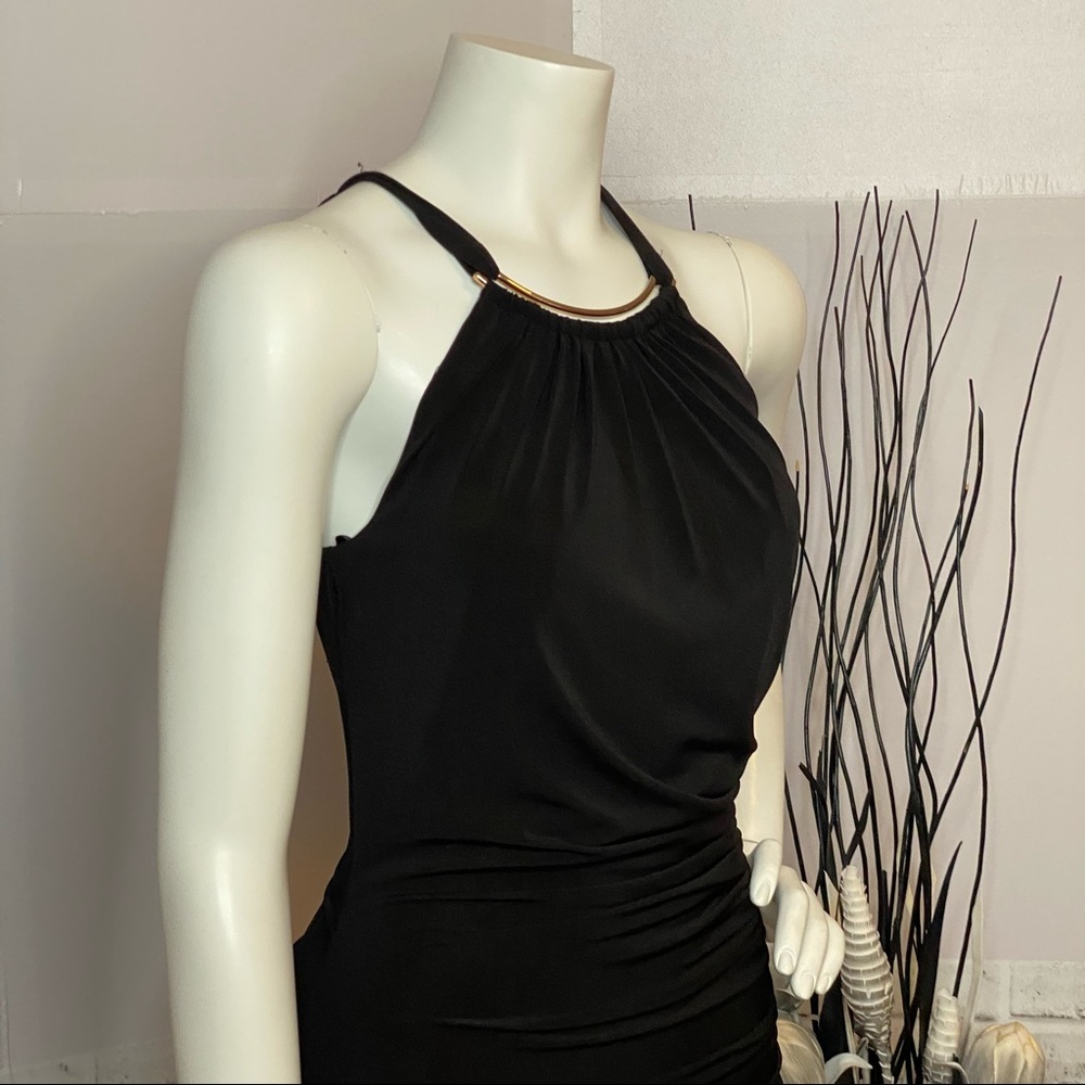 SOLD | NWT Le Chateau Little Black Halter Bodycon Dress - Picture 5 of 15